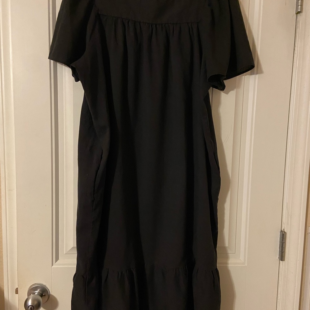 Women’s Just for Women Brand Black Floral Maxi Casual Dress 18/20 - Picture 4 of 5